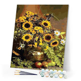 paint by numbers | Sunflowers and Fruits | easy landscapes | FiguredArt