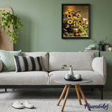paint by numbers | Sunflowers and Fruits | easy landscapes | FiguredArt