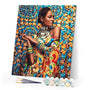 paint by numbers | Woman in Traditional Clothes | advanced world | FiguredArt