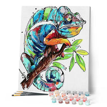 Load image into Gallery viewer, paint by numbers | Chameleon | animals easy frogs | FiguredArt