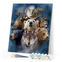 paint by numbers | Forest Animals | advanced animals bears wolves | FiguredArt