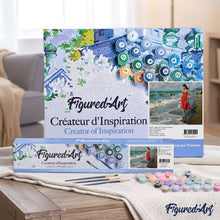 Load image into Gallery viewer, paint by numbers | Seaside and Pretty Woman | advanced landscapes | FiguredArt