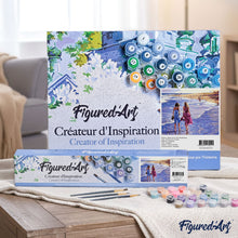 Load image into Gallery viewer, paint by numbers | Beach Walk | intermediate landscapes | FiguredArt