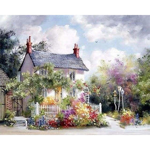 paint by numbers | Quiet neighbourhood | advanced landscapes | FiguredArt