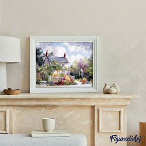 paint by numbers | Quiet neighbourhood | advanced landscapes | FiguredArt