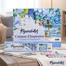 Load image into Gallery viewer, paint by numbers | Girl and Waves | easy landscapes ships and boats | FiguredArt