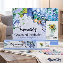 Load image into Gallery viewer, paint by numbers | Bottle Of Sunflowers | easy flowers | FiguredArt