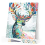 paint by numbers | Multicolor Deer | animals deer easy | FiguredArt