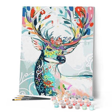 Load image into Gallery viewer, paint by numbers | Multicolor Deer | animals deer easy | FiguredArt