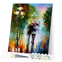 Load image into Gallery viewer, paint by numbers | Romanticism under the Rain | advanced landscapes romance | FiguredArt