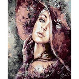 paint by numbers | Woman with Red Hat Vintage | intermediate portrait romance | FiguredArt