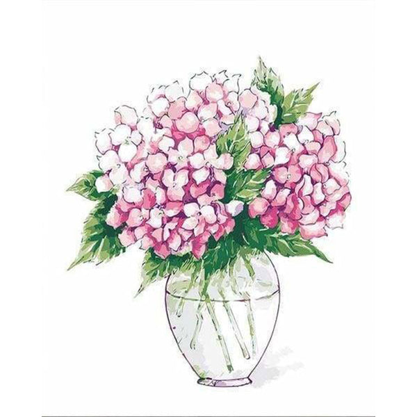 paint by numbers | Vase and Flowers | easy flowers | FiguredArt