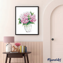 Load image into Gallery viewer, paint by numbers | Vase and Flowers | easy flowers | FiguredArt