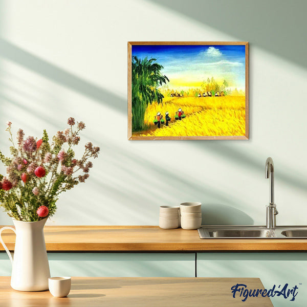 paint by numbers | Summer in the Fields | advanced landscapes | FiguredArt