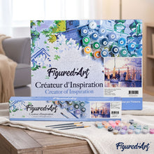 Load image into Gallery viewer, paint by numbers | Marina Bay | intermediate ships and boats | FiguredArt