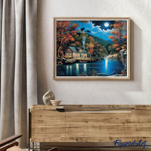 Load image into Gallery viewer, paint by numbers | Full Moon Night | advanced romance | FiguredArt