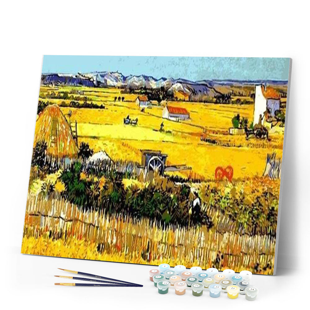 Paint by numbers - Van Gogh Harvest – Figured'Art