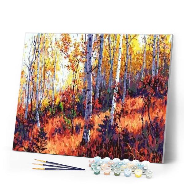 paint by numbers | Spring Forest | advanced landscapes | FiguredArt