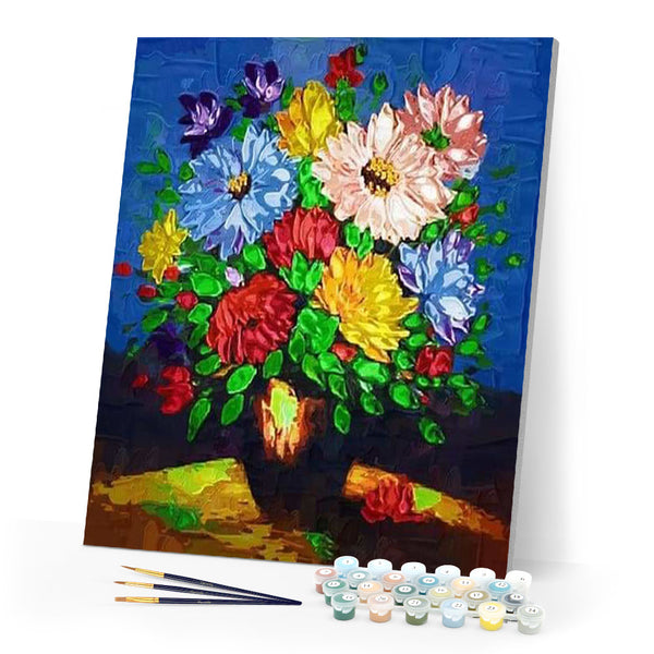 paint by numbers | Pretty Flowers | advanced flowers | FiguredArt