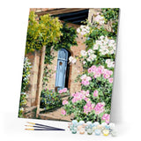 paint by numbers | House in Countryside | advanced flowers landscapes | FiguredArt