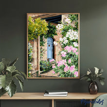 Load image into Gallery viewer, paint by numbers | House in Countryside | advanced flowers landscapes | FiguredArt