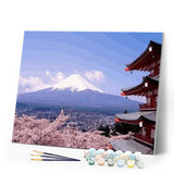 paint by numbers | Japan Mountain | advanced landscapes | FiguredArt