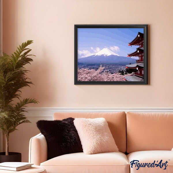 paint by numbers | Japan Mountain | advanced landscapes | FiguredArt