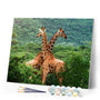 paint by numbers | Two Giraffes | advanced animals giraffes | FiguredArt