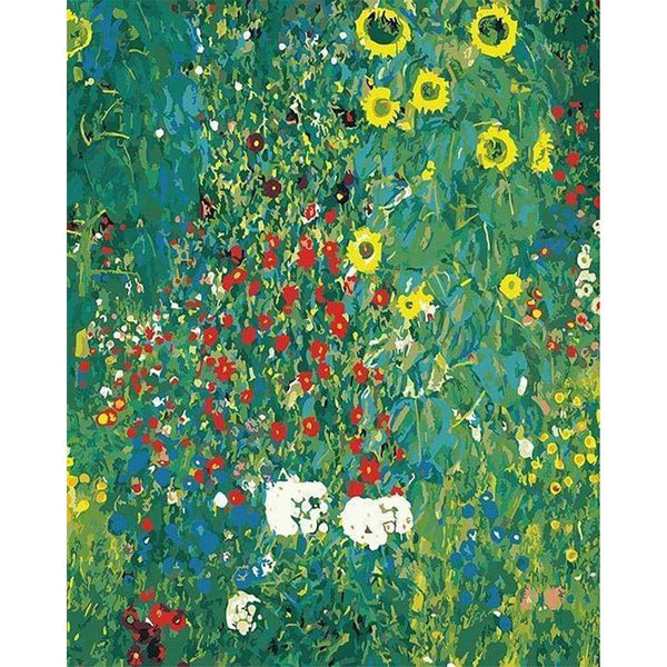 paint by numbers | Kerim - Sunflower Garden | advanced famous paintings | FiguredArt