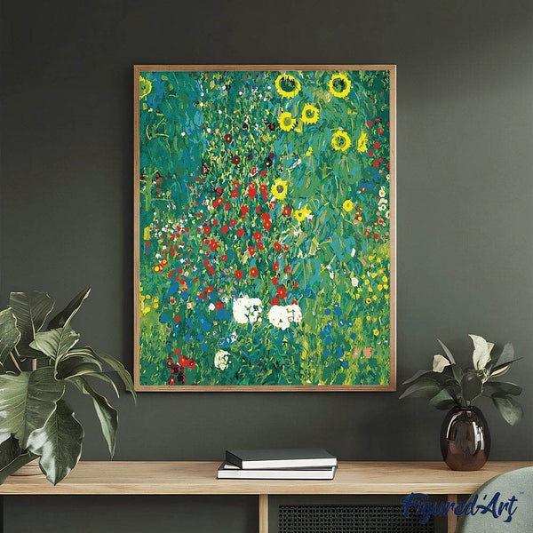 paint by numbers | Kerim - Sunflower Garden | advanced famous paintings | FiguredArt
