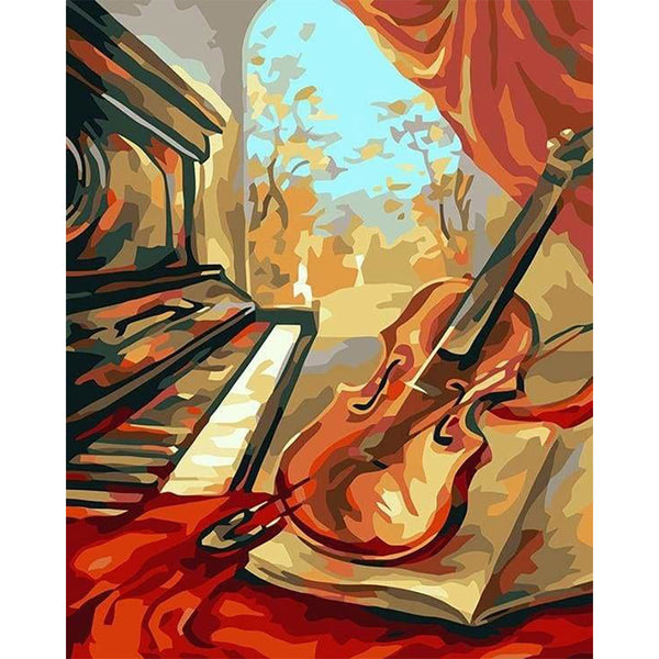paint by numbers | Before the Concert | easy music | FiguredArt