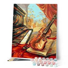 Load image into Gallery viewer, paint by numbers | Before the Concert | easy music | FiguredArt