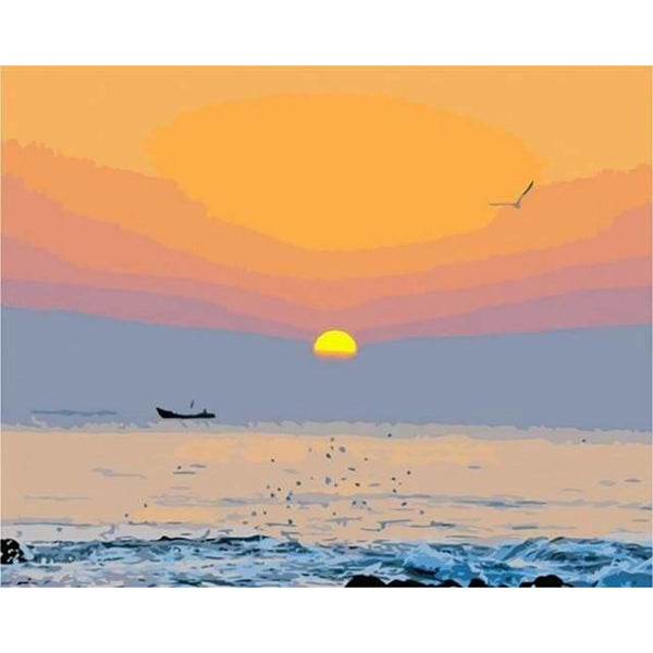 paint by numbers | Maritime day | easy landscapes | FiguredArt