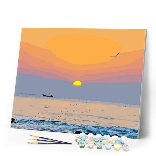 paint by numbers | Maritime day | easy landscapes | FiguredArt