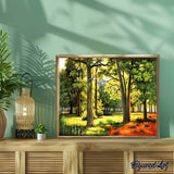 paint by numbers | Sunny Forest | advanced landscapes | FiguredArt