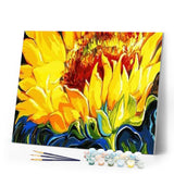 paint by numbers | Yellow Sunflowers | easy flowers | FiguredArt