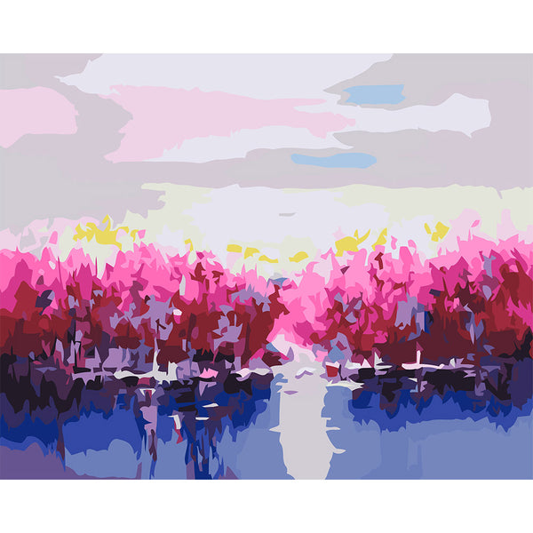 paint by numbers | Spring Season | advanced landscapes | FiguredArt