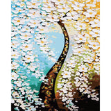 paint by numbers | Vertical version Money Tree | advanced trees | FiguredArt