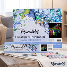 Load image into Gallery viewer, paint by numbers | Colorful Zebra Art | animals easy Pop Art zebras | FiguredArt