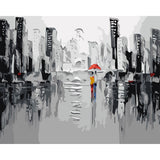 paint by numbers | Gray street | intermediate landscapes | FiguredArt