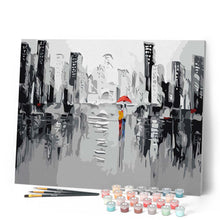 Load image into Gallery viewer, paint by numbers | Gray street | intermediate landscapes | FiguredArt