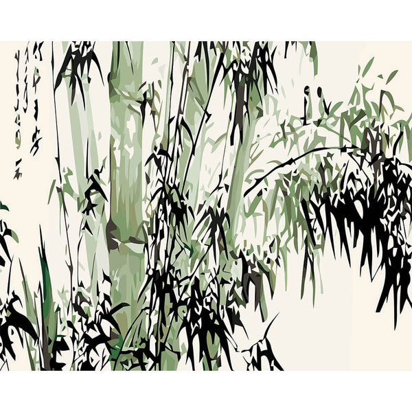 paint by numbers | Bamboo | easy trees | FiguredArt