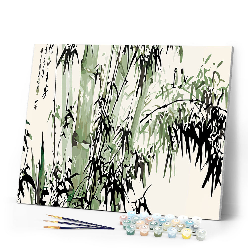 paint by numbers | Bamboo | easy trees | FiguredArt