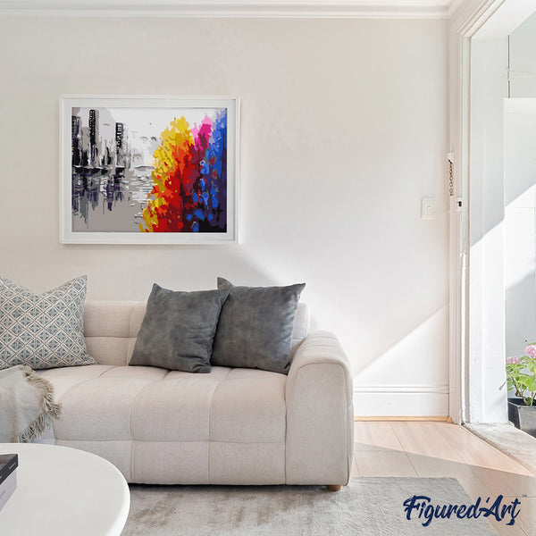 paint by numbers | City with Colors | cities intermediate | FiguredArt