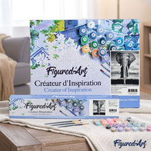 Load image into Gallery viewer, paint by numbers | Grey Elephant | animals easy elephants | FiguredArt