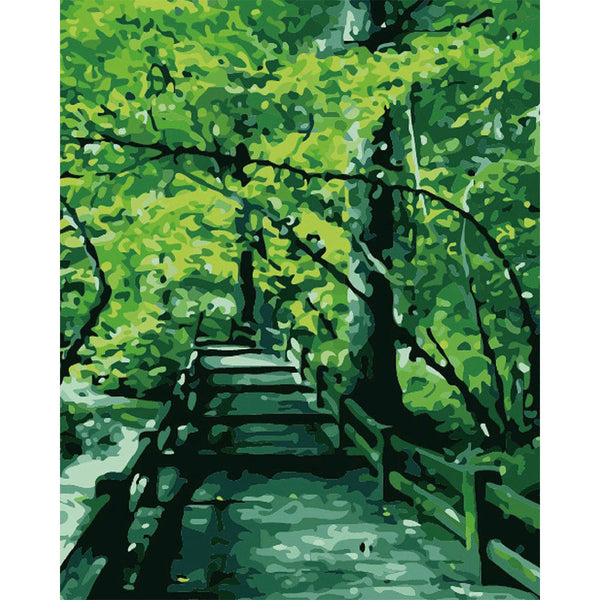 paint by numbers | Corridor Trees | advanced landscapes trees | FiguredArt