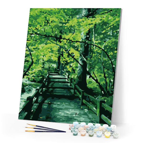 paint by numbers | Corridor Trees | advanced landscapes trees | FiguredArt