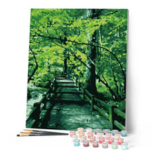 Load image into Gallery viewer, paint by numbers | Corridor Trees | advanced landscapes trees | FiguredArt