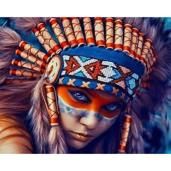paint by numbers | Indian Look | advanced world | FiguredArt