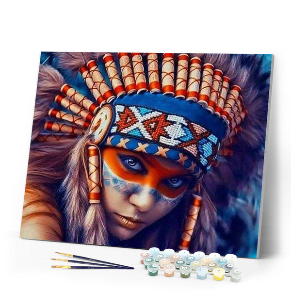 paint by numbers | Indian Look | advanced world | FiguredArt